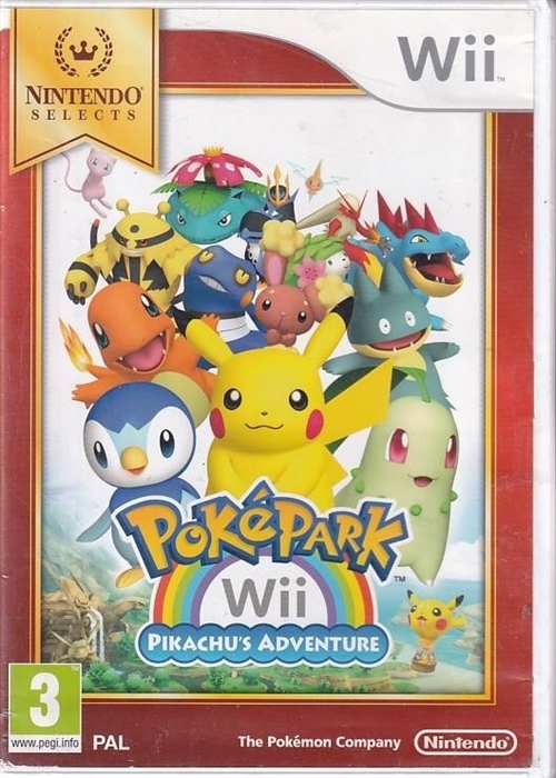 PokePark Wii Pikachus Adventure Nintendo Selects - Nintendo Wii (B Grade) (Used) (Eng)